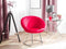 FLORLI - Fauteuil - Zwart - Polyester
