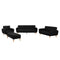 FLORLI - Woonkamerset - Zwart - Polyester