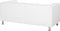 FLORO - Driezitsbank - Wit - Kunstleer