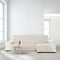 Hoes voor chaise longue met korte armleuning rechts Eysa AQUA Grijs 100 x 110 x 240 cm
