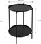 H&S - Collection - Bijzettafel - 50,5 - cm - metaal - zwart