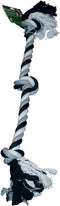 Floss-toy 3-knoop zwart/wit Gigant