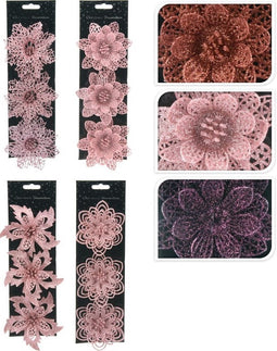 Flower On Clip 12 cm Set3 12ass