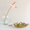 Flower vase recycled glass By Mieke Cuppen L Transparent / Recycled glass