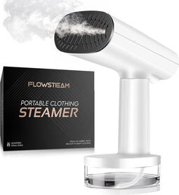 FLOWSTEAM® Luxe Kledingstomer - Handstomer - Stoomreiniger - Stoomapparaat Kleding - Snow White Edition