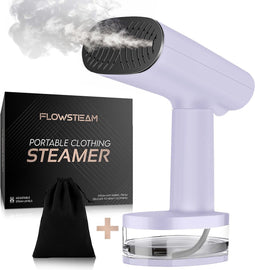 FLOWSTEAM® Luxe Kledingstomer - Handstomer - Stoomreiniger - Stoomapparaat Kleding - Lavender Edition - Inclusief Opbergzakje