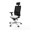 Bureaustoel met hoofdsteun Piqueras y Crespo 2D086G1 Wit