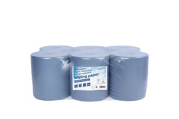 Cleaninq - Poetspapier midi 1-laags 20cmx300m blauw