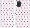 iMoshion Hoesje Geschikt voor Samsung Galaxy A51 Hoesje Met Pasjeshouder - iMoshion Design Softcase Bookcase - Wit / Zwart / Hearts Allover White