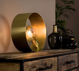 Vegas Tafellamp - excl led lampen - E27 - Goud