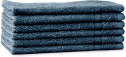 LINNICK Pure Gastendoek - 100% Katoen - Petrol - 30x50cm - Per 6 Stuks