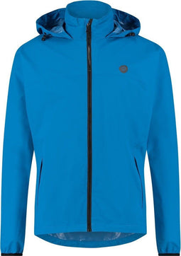 AGU GO Regenjas Essential - Waterdichte en Ademende Regenjas - Unisex - Blauw - L