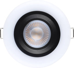 EGLO Calonge - Inbouwspot LED Ø 10 cm - Zwart/Wit (set van 3)