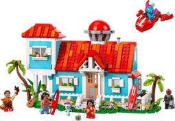 LEGO Disney - Lilo en Stitch strandhuis (43268) - 834 steentjes - 5 minifiguren