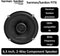 Harman Kardon FIT6 - 6,5 inch 2-weg Coaxiale Luidsprekers - 50W RMS 400W Piek - Zwart