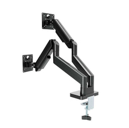 Gembird MA-DA2-06 - Verstelbare dubbele monitorarm - 17"-32" - zwart