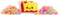 Fluffie Stuffiez Kleine Plush - 11,3 cm - Taart / pizza - Plukknuffel