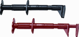 FLUK testpen/klem railklem Krokodillenklemmen., rd. en zw