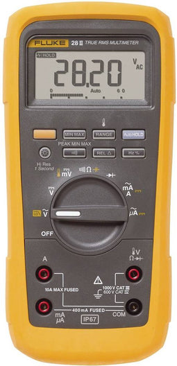 Fluke 28II/EUR Multimeter Digitaal Waterbestendig (IP67) CAT III 1000 V, CAT IV 600 V Weergave (counts): 20000