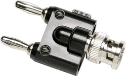 Fluke BP881 Meetadapter BNC-stekker - Bananenstekker 4 mm Stapelbaar Zwart