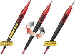 Fluke TL175 Veiligheidsmeetsnoerenset Banaanstekker 4 mm Testpunt 1.50 m Zwart, Rood 1 stuk(s)