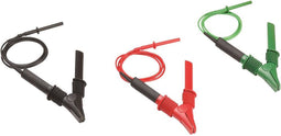 Fluke TLK1550-RTLC Veiligheidsmeetsnoerenset Krokodilklem Banaanstekker 4 mm Rood, Zwart, Groen 1 stuk(s)