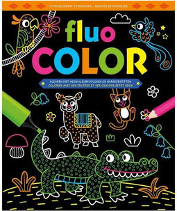 Fluo Color kleurblok / Fluo Color bloc de coloriage