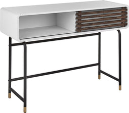 Beliani RIFLE - Consoletafel - Wit - Spaanplaat