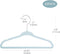 Fluwelen Baby en Kleuter Kleerhangers - Blauw - 30 Stuks - Draaibaar