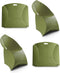 Flux Chair Junior opvouwbare design kinderstoel groen (4 stuks)