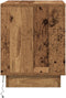 vidaXL - Nachtkastjes - met - LED - Verlichting - 2 - stuks - Oud - Hout - 44x34,5x45 - cm