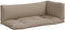vidaXL - Palletkussens - 3 - st - stof - taupe