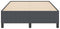 vidaXL - Bedframe - Donkergrijs - 120x200 - cm - Corduroy - Stoffering