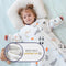 Baby slaapzak - 3.5 TOG – 100% katoen - Afritsbare mouwen - 6-14 maanden)