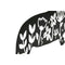 Wanddecoratie Home ESPRIT Zwart Hond 40 x 1 x 33 cm (4 Stuks)