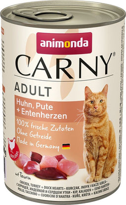 animonda Carny chicken, turkey + duck hearts 400 g