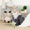 Juskys Curly - Bamboe Wasmand - 72 L - Grijs - Uitneembare Waszak