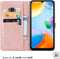 iMoshion Hoesje Geschikt voor Xiaomi Redmi 10C Hoesje Met Pasjeshouder - iMoshion Mandala Bookcase - Rosé Goud