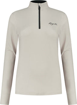 Rogelli Sage - Hardloopshirt - Lange Mouwen - Dynatherm Flex - Taupe/Zwart - Maat 2XL