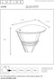Lucide LIVIA - Wandlamp Buiten - 1xE27 - IP44 - Dimbaar - Wit