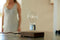 FLYTE Manhattan 2.1 Zwevende Tafellamp - Walnoot / Chrome