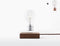 FLYTE Manhattan 2.1 Zwevende Tafellamp - Walnoot / Chrome