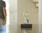 FLYTE Manhattan 2.1 Zwevende Tafellamp - Walnoot / Chrome
