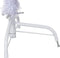 vidaXL - Kunstkerstboom - met - standaard - half - 150 - cm - PVC - wit