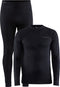 Craft Core Dry Baselayer - Thermoset Heren - Warmte regulerend - Zwart - Maat XL
