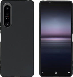 iMoshion Hoesje Geschikt voor Sony Xperia 1 V Hoesje Siliconen - iMoshion Color Backcover - Zwart