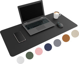 WURK Professionele Bureau Onderlegger - Bureau Organizer - Muismat XXL - 80x40cm - Zwart