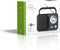FM-Radio - Draagbaar Model - FM - Batterij Gevoed / Netvoeding - Analoog - 2.4 W - Zwart-Wit Scherm - Koptelefoonoutput - Handgreep - Grijs / Zwart