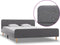 vidaXL-Bedframe-stof-lichtgrijs-160x200-cm