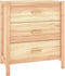 vidaXL - Dressoir - 62x38x70 - cm - bewerkt - hout